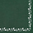 thumbnail image 2 of Elrene Home Fashions Holly Scroll Laser Cut Tablecloth, Green, 60" x 102", 2 of 3