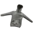 thumbnail image 1 of Conjunto de ropa para figuras de acción a escala 1/6, sudadera con cremallera para figura masculina de 12 pulgadas. Gris, 1 of 9