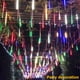thumbnail image 2 of Xihbxyly Luces Led de Lluvia para Ducha, Efecto Romántico de Nevada, Luces Led Multicolor, Decoración de Jardín Exterior, Ideal para Bodas y Fiestas Navideñas, Tubos de 30 Cm, Juego de 8 Piezas, Resi, 2 of 7