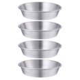 thumbnail image 1 of 4Pcs Stainless Steel Dish Round Sauce Dish Home Restaurant Appetizer Serving Plate, 1 of 9