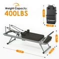 thumbnail image 4 of SogesPower Pilates Reformer Machine for Home Gym Workout, Foldable Pilates Equipment with High Strength Alloy Springs for Beginners, Up to 330lbs Weight Capacity, 4 of 4