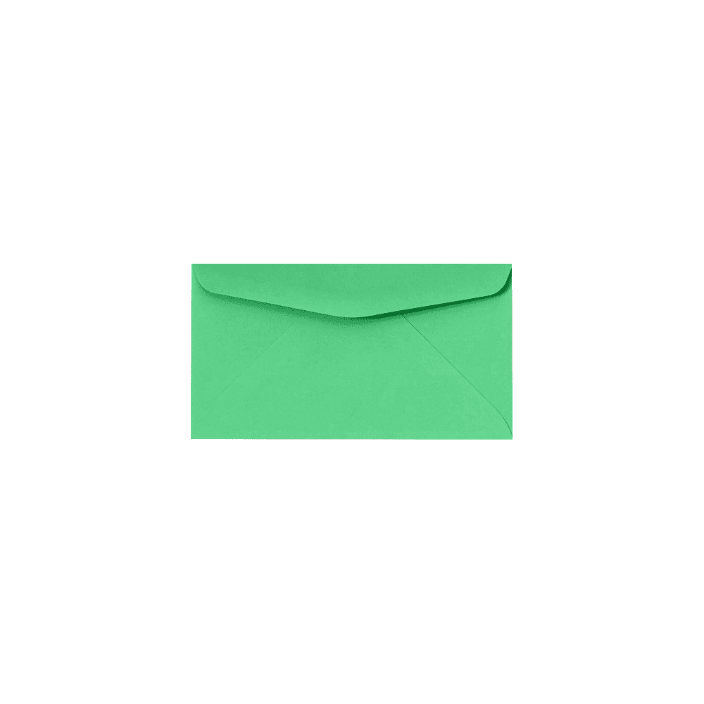 LUXPaper #6 3/4 Regular Envelopes, 3 5/8 x 6 1/2, Bright Green, 500/Pack