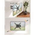 thumbnail image 4 of TV Wall Mount for Most 26-60 Inch TVs, Swivel and Tilt Full Motion TV Mount with Single Stud Perfect Center Design, Wall Mount Bracket Max VESA 400x400mm, Corner Mount Holds up to 77 lbs., 4 of 5
