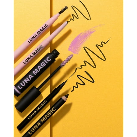 Luna Magic Eyebrow Pencil with Spoolie Brush - Black