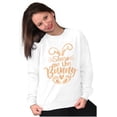thumbnail image 4 of Easter Humor Show Me The Bunny Women Crewneck Sweatshirt Brisco Brands S, 4 of 5