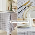 thumbnail image 7 of PVC Print Plaid Tablecloth Thickened Waterproof Oilproof Table Cloth Party Dining Banquet Decoration Table Covers (green plaid,100X160cm), 7 of 7