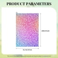 thumbnail image 4 of Easygdp Colorful Glitters Golf Towel 24x16in for Men and Women with Carabiner Clip for Easy Attachment, 4 of 8