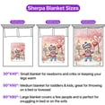 thumbnail image 5 of Happy Valentine’s Day Adorable Yorkshire Terrier Puppy Holding Heart Balloon Cozy Sherpa Blanket Yorkie Dog Lover Gifts Warm Soft Throw Blanket - 00030, 5 of 5