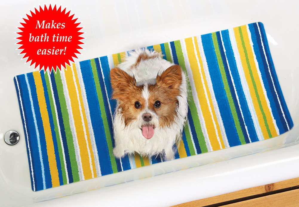 dog proof bath mat