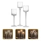 thumbnail image 2 of 1 juego de candelabros de cristal altos para mesa de boda, centro de mesa, 2 of 7
