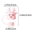 thumbnail image 3 of 5 Pc Christmas Straw Cover Reusable 10mm Straw Cover Accessories Christmas Gift, 3 of 6