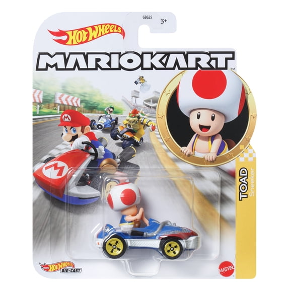 Hot Wheels Mario Kart Toad, Sneeker Vehicle