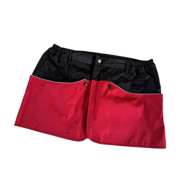 Delantal de entrenamiento para perros con bolsillos que sirven delantal multipropósito resistente para actividades de entrenamiento al aire libre ropa Rojo grande