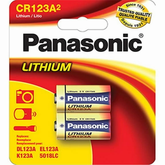 Panasonic  CR123A Photo Lithium Camera Battery