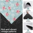thumbnail image 3 of Pioneer Flower Floral Print Pattern Kitchen Rugs Sets Of 3,Kitchen Runner Rugs Non Skid Washable,Decorative Kitchen Floor Mats for Kitchen,Sink,Laundry,17X30 Inch + 17X47 Inch + 17X59 Inch, 3 of 6