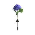 thumbnail image 2 of Lámpara Solar de Jardín con Hortensias para Exterior | Luz Decorativa LED en Forma de Flor con Estaca | Multicolor | Plástico y Acero Resistente a la Intemperie | 20 LEDs | 26.77in, 2 of 6