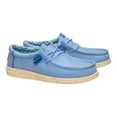 thumbnail image 4 of HEYDUDE Men Wally Stretch Canvas , Faded Denim/Boulder Tan, 8, 4 of 5