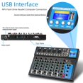 Depusheng HT7 Bluetooth Portable Audio Mixer w/USB DJ Sound Mixing