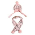 thumbnail image 2 of Hat And Scarf Winter Warm Knitted Cap With Matching Neck Warmer, 2 of 6