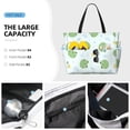 thumbnail image 3 of Balery Kawaii Frogs Beach Travel Bag - Water-Resistant, Large Capacity Lightweight Tote with 7 Pockets for Women and Men - Perfect for Beach, Pool, Gym, and Travel, 3 of 7