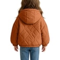 thumbnail image 6 of Mitankcoo Girls Hooded Quilted Jacket Full Zip Padded Coat with Pockets Lightweight Warm Winter Outerwear 1-10Y, 6 of 6