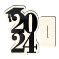 thumbnail image 1 of KONTONTY Graduation Table Centerpieces Wooden Sign for Grad Party Table Decor 1Pcs, 1 of 8