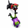 thumbnail image 2 of Inflable Halloween Bruja Gato Colgante Techo 2.43m Luz Led, 2 of 8