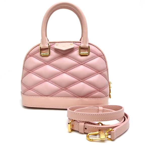 Pre-Owned Louis Vuitton Maltage Alma BB Women's Shoulder Bag M24453 (Discontinued) Lambskin Pink