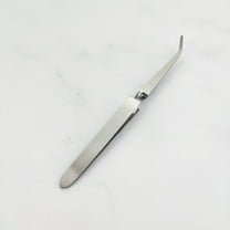 Precision Tweezers 45 Degrees Angle, Stainless Steel Hobby Craft Tweezers, Bent Tip Tweezers for DIY, Professional Grade Tweezers for Precision Work, Multipurpose Craft and Tool Kit