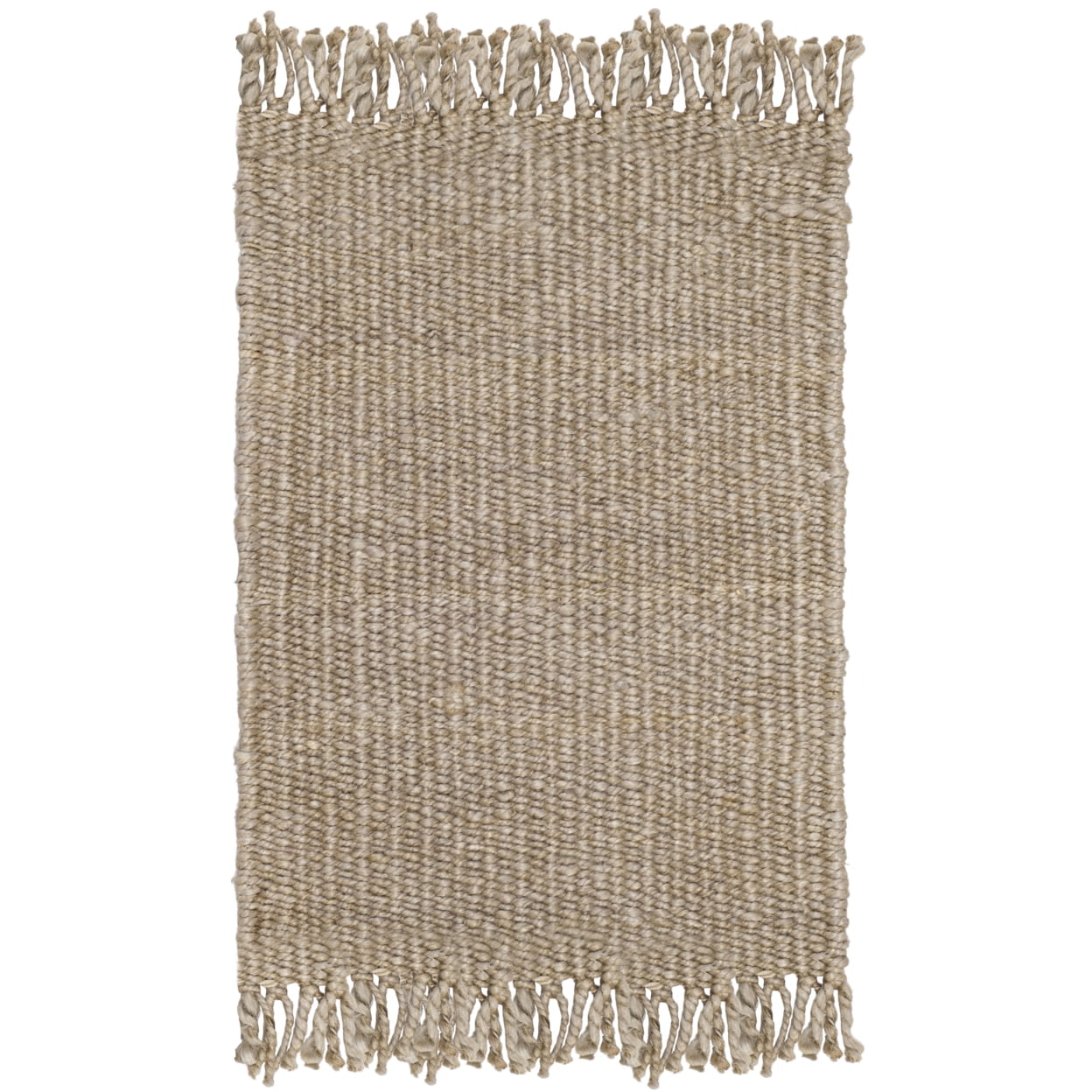 SAFAVIEH Natural Fiber Clara Braided Jute Area Rug, Grey, 9' x 12'