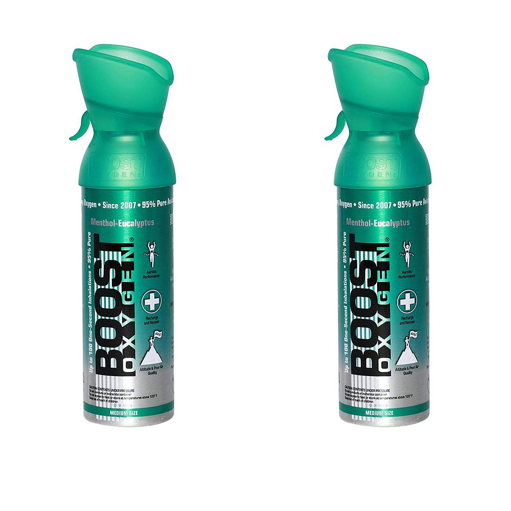 Boost Oxygen Natural Portable 5Liter Pure Oxygen Canister Menthol (2