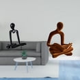 thumbnail image 2 of Escultura humana de pensador abstracto, figura decorativa, adorno de estatua, colección de arte para mesa, armario, dormitorio, estantería, chimenea,, 2 of 8