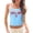 czb# B-Light Blue400, variant on Women Camisole Tees Tank Tops Spaghetti Strap Sleeveless Mexico Flag Crop Top T Shirts Graphic Tees For Women Slim Fit Vintage Shirts Basic Fashion Football Dressy Clothes,M