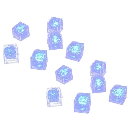 

Ice Cube Molds Party Decorative LED Ice Cubes Light MultiColor Liquid Sensor Bar Party