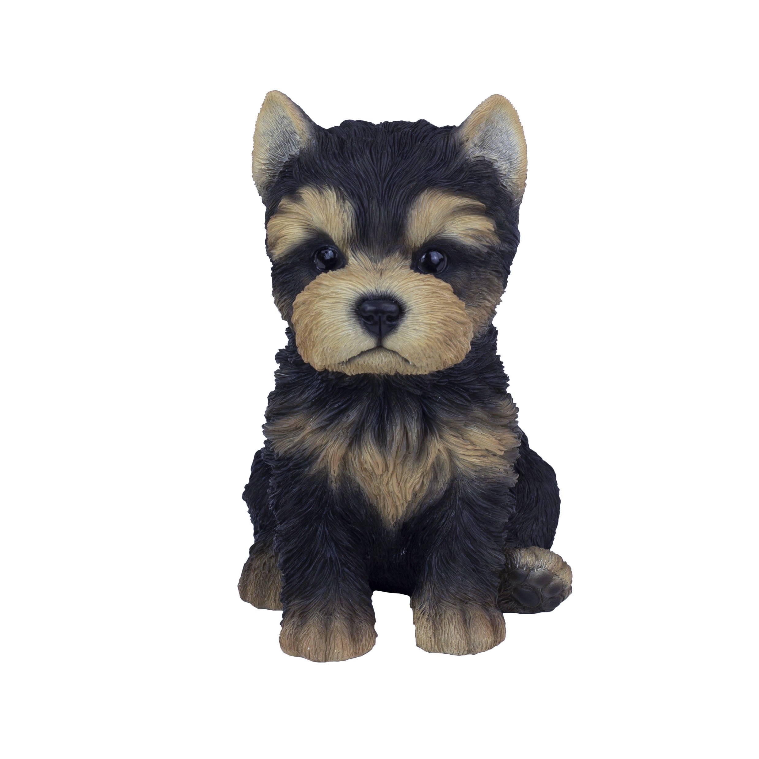 SOREAL Brown Baby YorkTerrier | Handpainted Decorative Puppy Statue for Home & Garden Decor | Premium Polyresin Dog Statue | Gift for Dog Lovers | Weather-Resistant Indoor/Outdoor Decor