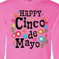 thumbnail image 4 of Inktastic Happy Cinco De Mayo-flowers Long Sleeve T-Shirt, 4 of 5