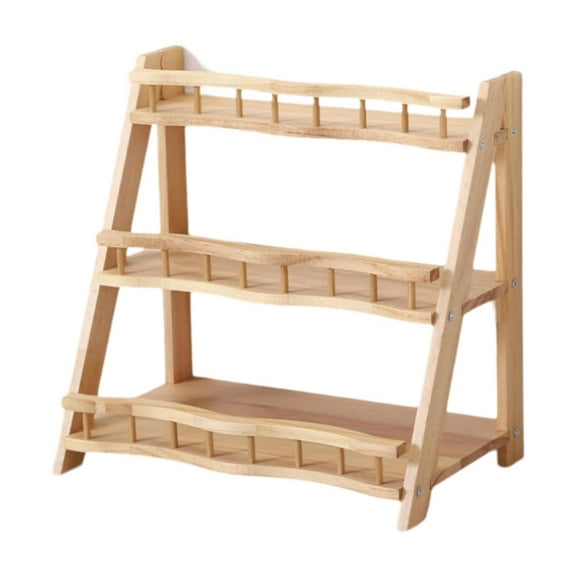 WeiLaiKeQi 3 Tier Multipurpose Rustic Risers for Display for Countertop Cabinet Perfume