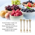thumbnail image 4 of 4 Pieces Appetizer Dessert Forks, Mini Stainless Steel Fruit and Salad Tasting Forks, Cocktail Forks Set for Birthday Party[TO], 4 of 8