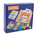 thumbnail image 1 of Número De Niños/Tablero De Aprendizaje De Letras Rompecabezas Juguete Desarrollo De Habilidades Juguetes De Madera Regalo Para Cumpleaños Navidad 2 En 1 Yuarrent FN007658-02, 1 of 6