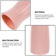 thumbnail image 3 of Niceauty 2Pcs Unique Flower Vase Pink Modern Ceramic Ornament Indoor Decoration, 3 of 8