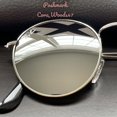 thumbnail image 3 of RB-Hip Hop-sunglasses Round Metal Silver Flash Lenses RB3447 Silver Frame Unisex New, 3 of 5