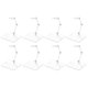 thumbnail image 4 of Soportes para figuras de escritorio, soportes para figuras de acción ajustables, base para figuras de muñecas, 8 Uds., 4 of 8