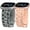 Gray & Pink, variant on TOYOUTHS 2 Pack Leopard Engraved Band Compatible with Fitbit Versa 4/Versa 3/Sense 2/Sense Band Women, Two-Tone Cheetah Soft Silicone Sport Designer Summer Replacement Wristband Strap for Versa 4