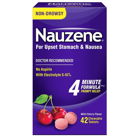 Nauzene Chewable Tablets 42 Count