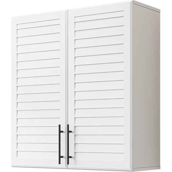 29.5’’ Laundry Room Cabinets Wall Mounted, Hanging Bathroom Wall Cabinet, Kitchen Wall Cabinet with Adjustable Shelf