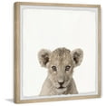 thumbnail image 2 of Marmont Hill Cub in White Framed Wall Art, 2 of 6