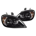 thumbnail image 4 of For Freightliner Columbia Headlight Assembly 1996-2013 Pair Driver and Passenger Side | Projector | Black Bezel, 4 of 5