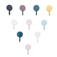 thumbnail image 1 of Langgg 40Pcs Convenient Hooks Moisture-proof Self-Adhesive Hook Portable Wall-mounted Hanging Rack Lightweight Storage Bracket, 1 of 7