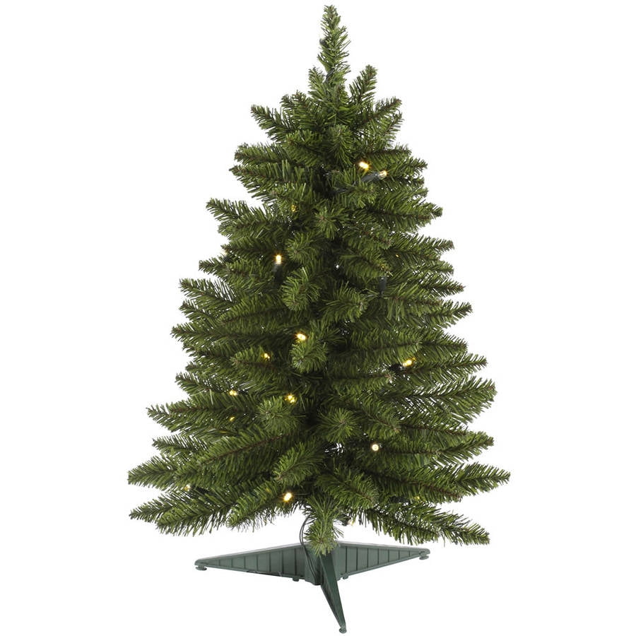 Vickerman 24" Battery Operated Pine Artificial Christmas Tree featuring