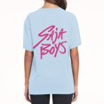 thumbnail image 3 of Pop cazadora para niña Demo-n Hunters Graphic Round-Neck Short Sleeve T Shirt For Kids Youth Fashion Tee With Cartoon Print Design Soft Blend Top For Children （Light Blue）, 3 of 3
